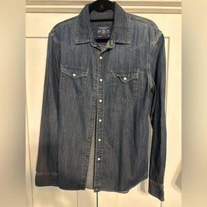 American Eagle Denim Button Down